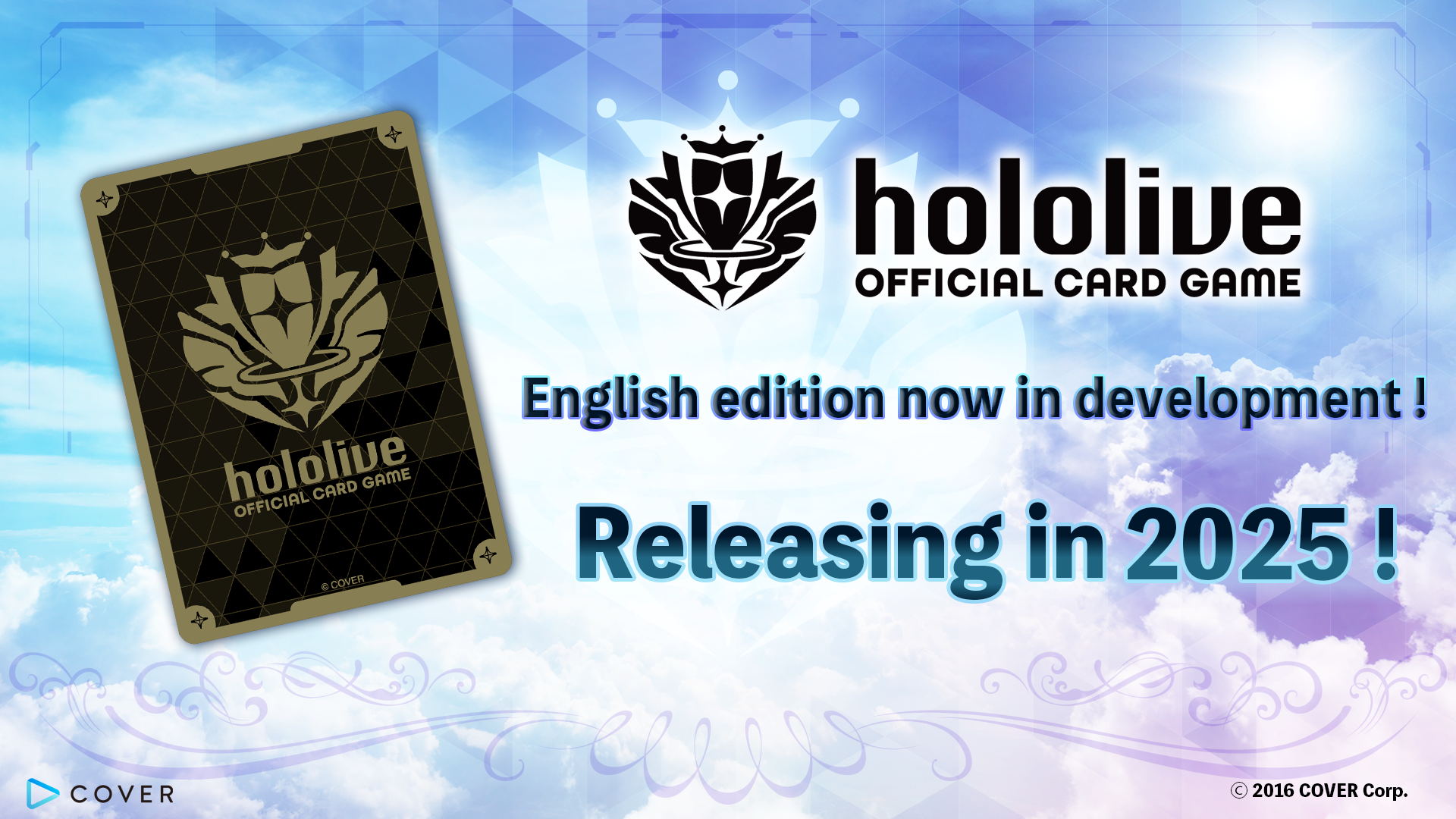 hololive OFFICIAL CARD GAME English Edition Launching in 2025